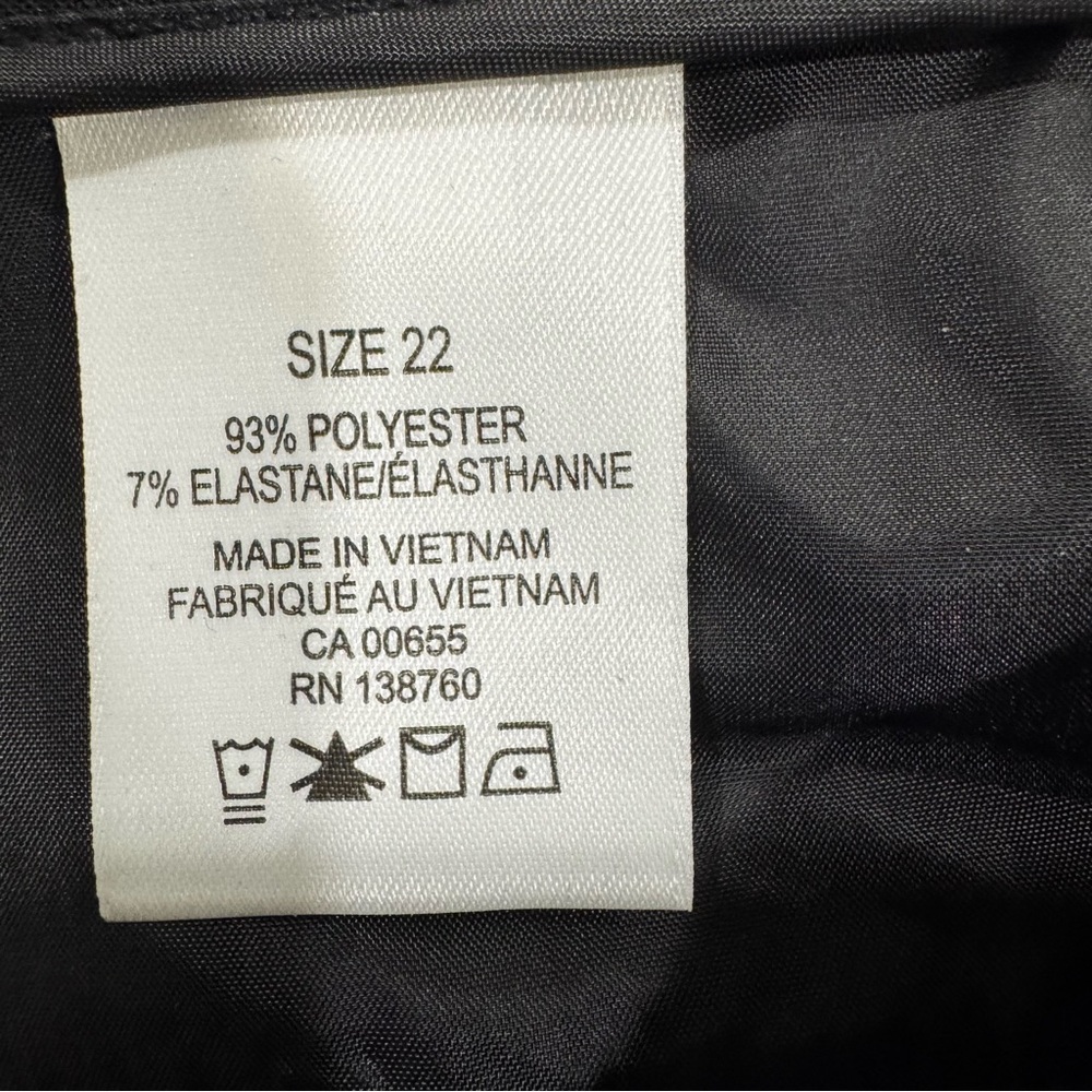 Addition Elle Font Pleat Wide Leg Pants - Picture 9 of 9